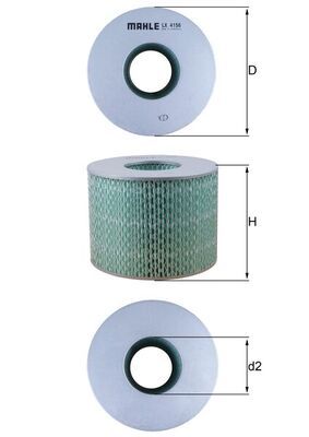 FILTRU AER MAHLE LX4156