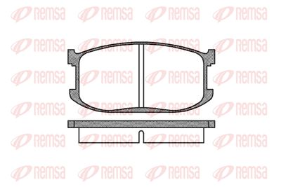 KAWE 0126 00 Тормозные колодки и сигнализаторы  для MAZDA 323 II Hatchback (BD) 1.5