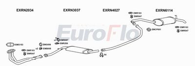Układ wydechowy EUROFLO RN25201001E