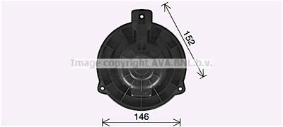 Вентилятор салона AVA QUALITY COOLING KA8309 для KIA RIO
