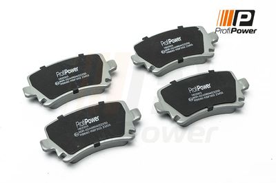 Комплект тормозных колодок, дисковый тормоз ProfiPower 1B2003 для VW TOURAN