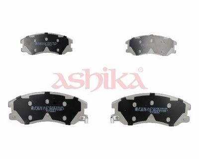 stabdžių trinkelių rinkinys, diskinis stabdys 50-0W-W10 ASHIKA