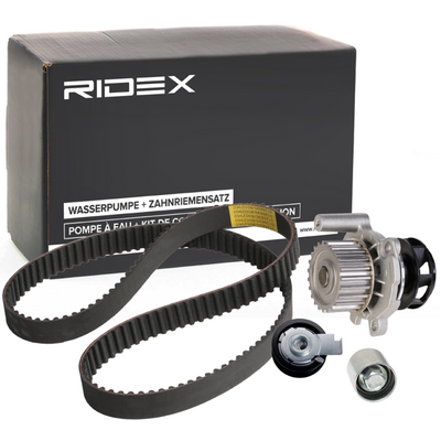 водна помпа+ к-кт ангренажен ремък RIDEX 3096W0177
