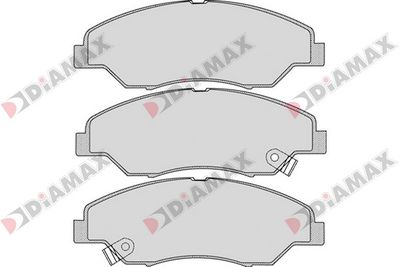 Комплект тормозных колодок, дисковый тормоз DIAMAX N09304 для KIA RETONA