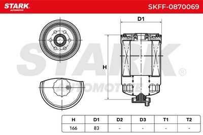 горивен филтър STARK SKFF-0870069