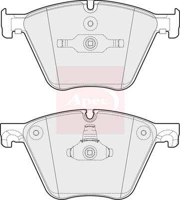 APEC Brake Pad Set, disc brake PAD1750