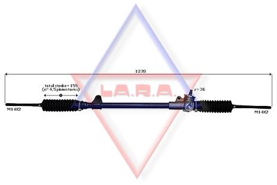 LA.R.A. 200012 Насос гідропідсилювача керма 