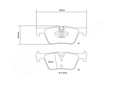 SET PLACUTE FRANA DE PERFORMANTA BREMBO 07B31575 2