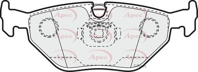 Brake Pad Set APEC PAD942
