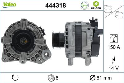 генератор VALEO 444318