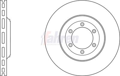Fahren Brake Disc FBD6789