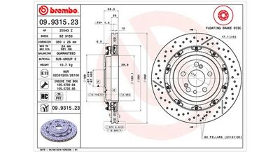 Tarcza hamulcowa MAGNETI MARELLI 360406128703