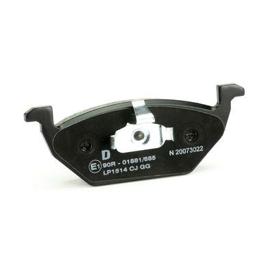 BREMSBELAGSATZ SCHEIBENBREMSE DELPHI LP1514 37