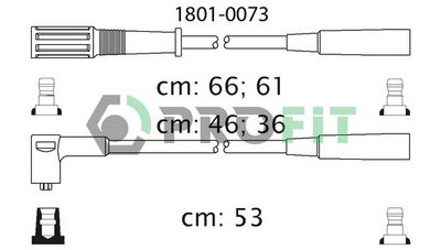 Комплект проводов зажигания PROFIT 1801-0073 для AUTOBIANCHI Y10