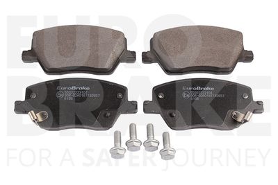 Комплект тормозных колодок, дисковый тормоз EUROBRAKE 55022223104 для FIAT TIPO