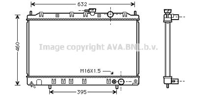 PRASCO MT2134 Крышка радиатора для MITSUBISHI SPACE