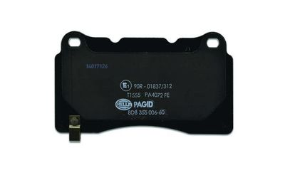 Комплект тормозных колодок, дисковый тормоз 8DB 355 006-601