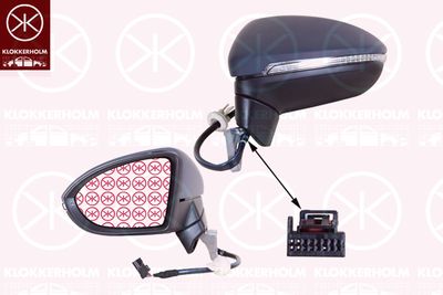 KLOKKERHOLM 95511041 Указатель поворотов  для VW TOURAN (5T1) 1.5 TSI