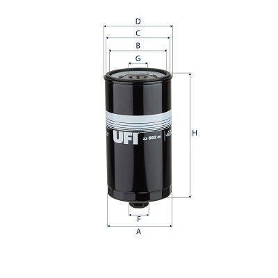 Oliefilter (patroon) past: JOHN DEERE 1050C, 950J  LIEBHERR LTM1130/5.1, RL 44