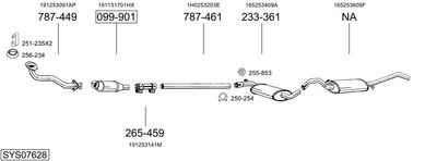 BOSAL Система выпуска ОГ