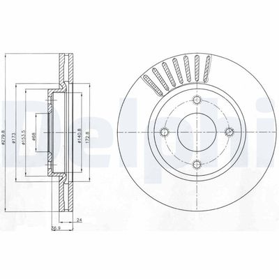 Brake Disc BG4337