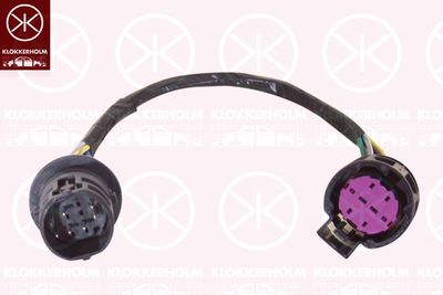 Кабельный комплект, основная фара KLOKKERHOLM 20080060 для FIAT PANDA