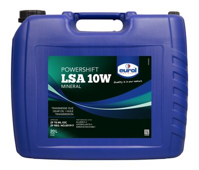 EUROL Versnellingsbakolie Eurol Powershift LSA 10W (E101249-20L ZIL)