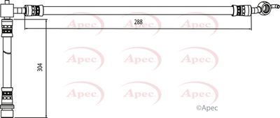 Brake Hose APEC HOS4084