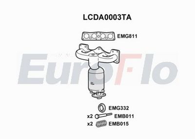 Katalizator EUROFLO LCDA0003TA