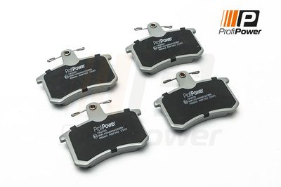 Комплект тормозных колодок, дисковый тормоз ProfiPower 1B2020 для AUDI 80