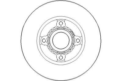 NATIONAL NBD1808 Тормозные диски для RENAULT CLIO II (BB_, CB_) 1.9 dTi (B/CB0U)