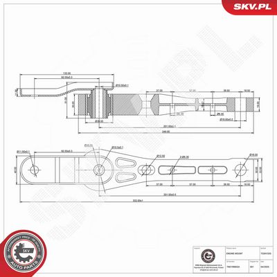 SUPORT MOTOR ESEN SKV 75SKV335 5
