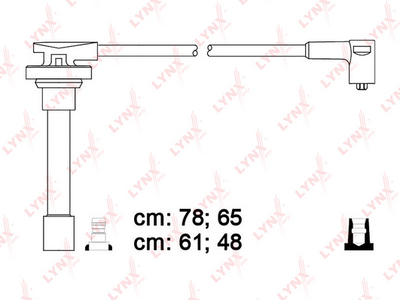 Комплект проводов зажигания LYNXauto SPC6505 для HONDA PRELUDE
