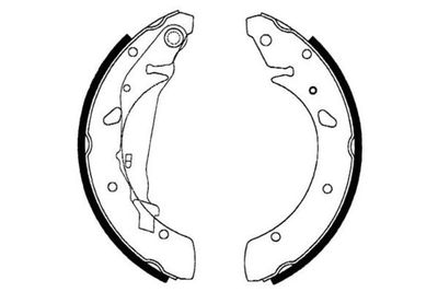 E.T.F. 09-0611 Ремкомплект барабанных колодок для HONDA ACCORD VI (CK, CG, CH, CF) 1.6 i (CG7)