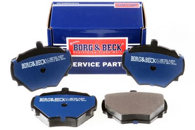 комплект спирачно феродо, дискови спирачки BORG & BECK BBP1528
