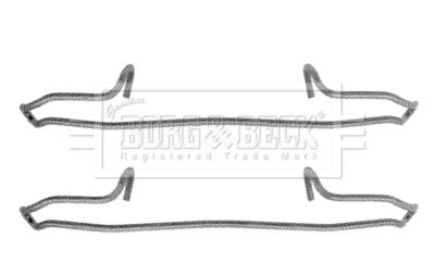 BORG & BECK BBK1091 Скобы тормозных колодок  для FIAT BRAVA (Фиат Брава)
