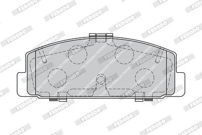 BREMSBELAGSATZ SCHEIBENBREMSE FERODO FDB1721 1