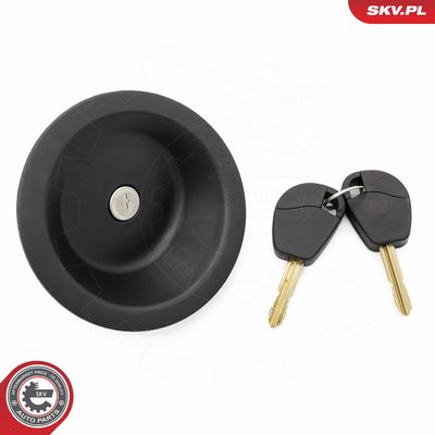 Užsukamas dangtelis, degalų bakas