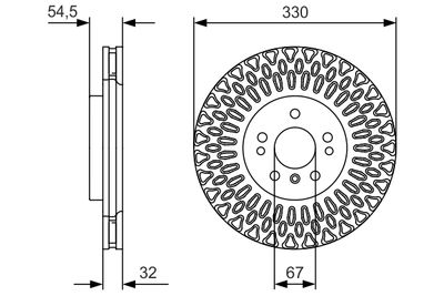 Brake Disc 0 986 479 D08