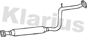 KLARIUS 220541 Глушитель выхлопных газов  для MAZDA 626 IV Hatchback (GE) 2.0 D GLX Comprex