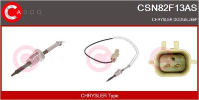 SENZOR TEMPERATURA GAZE EVACUARE