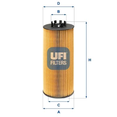 UFI Hydraulikfilter, Automatikgetriebe (25.236.00)