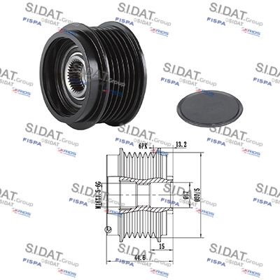 механизъм за свободен ход на генератор SIDAT 455234