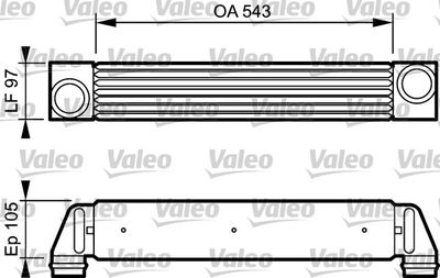 VALEO 818796 Інтеркулер для BMW (Бмв)
