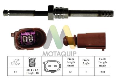 SENZOR TEMPERATURA GAZE EVACUARE