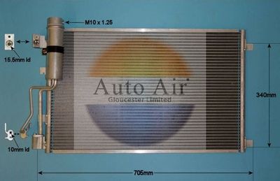 Condenser, air conditioning Auto Air Gloucester 16-1347