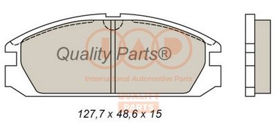Комплект тормозных колодок, дисковый тормоз IAP QUALITY PARTS 704-06050 для HONDA CRX
