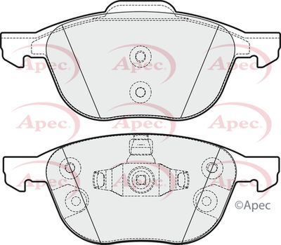 Brake Pad Set APEC PAD1821