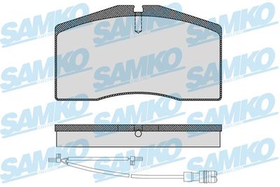 Комплект тормозных колодок, дисковый тормоз SAMKO 5SP1585A для PORSCHE 968