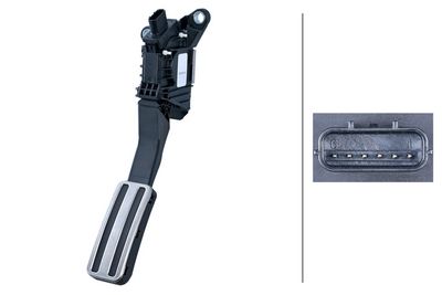 сензор, позиция на педала HELLA 6PV 011 673-291